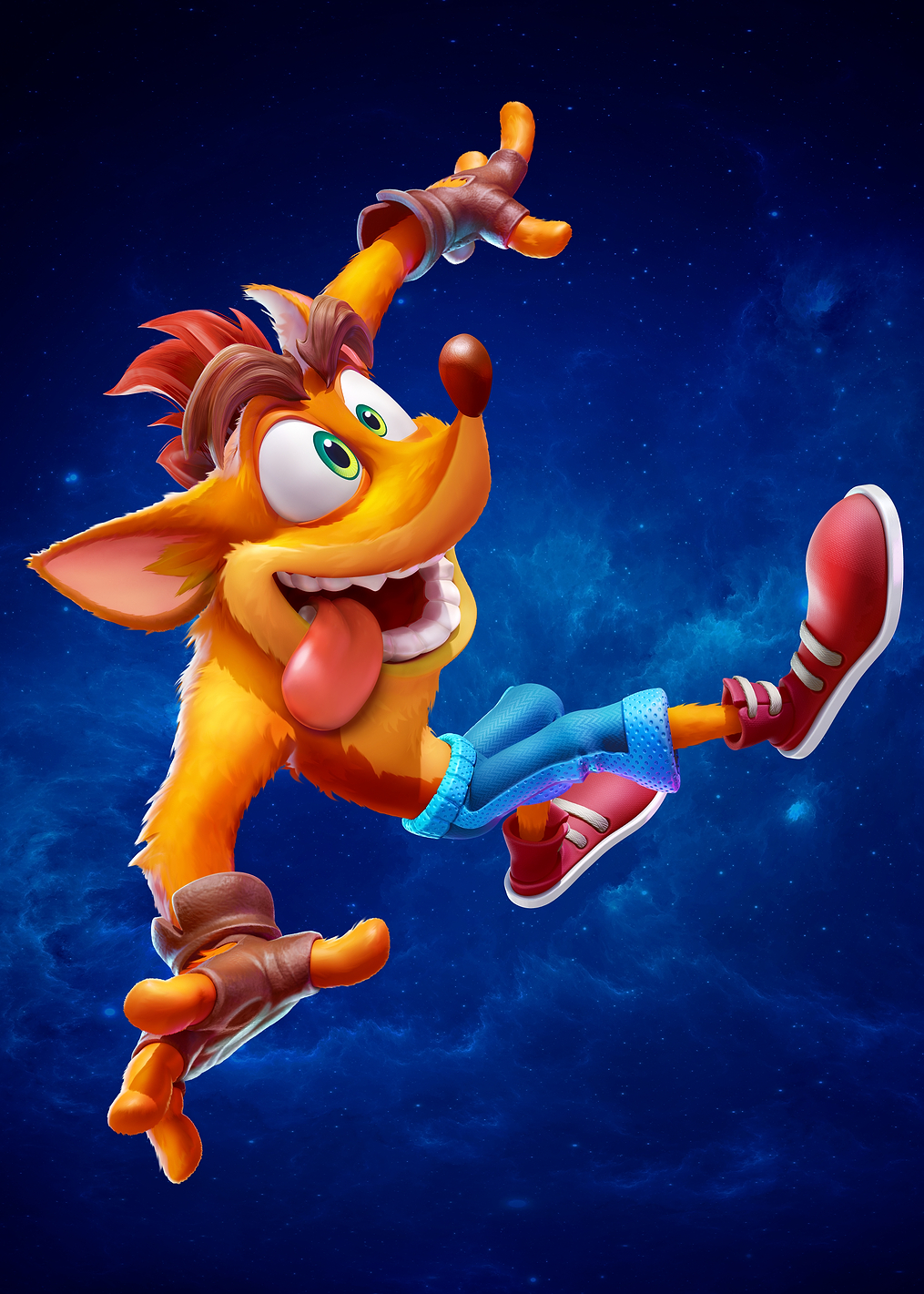 Crash's slide: постер из коллекции Crash Bandicoot