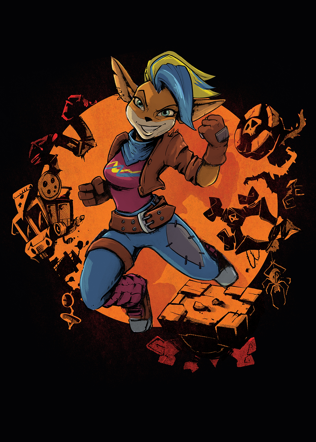 Tawna Jump: постер из коллекции Crash Bandicoot