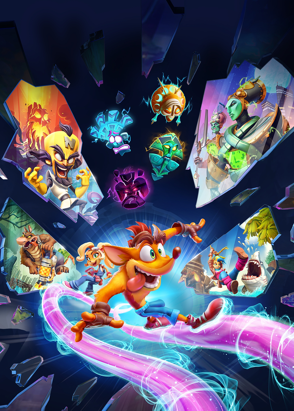 Box art: постер из коллекции Crash Bandicoot