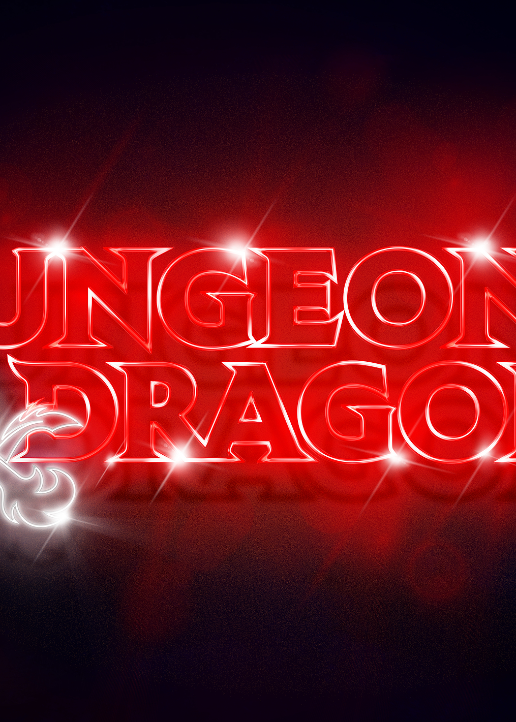 D&D Logo Neon: постер из коллекции Dungeons And Dragons