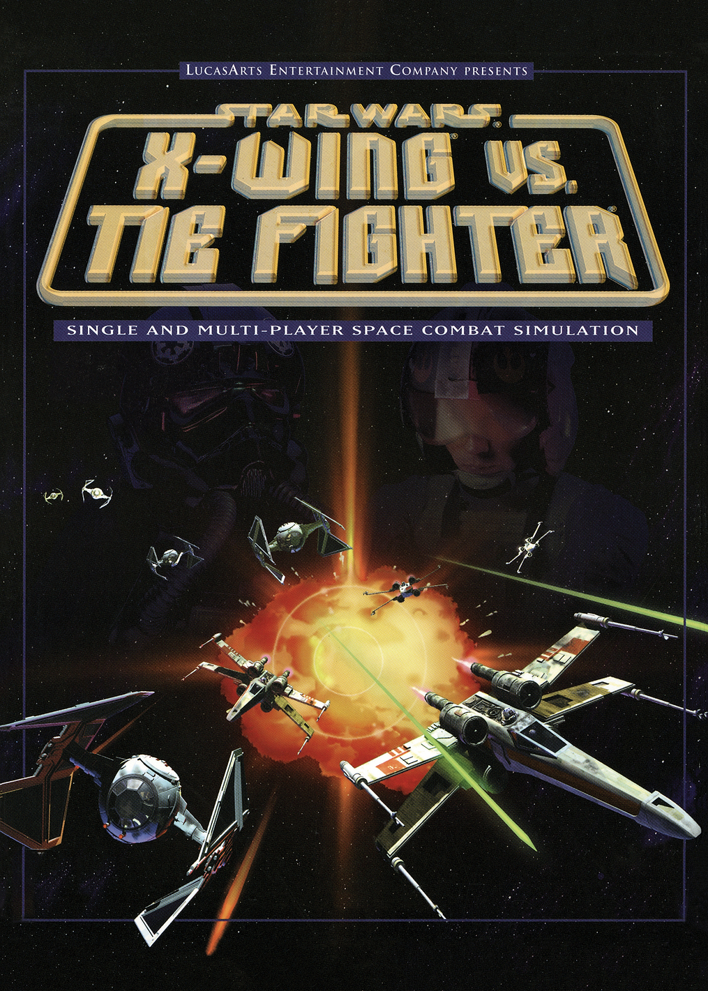 X-Wing vs Tie Fighter: постер из коллекции Star Wars