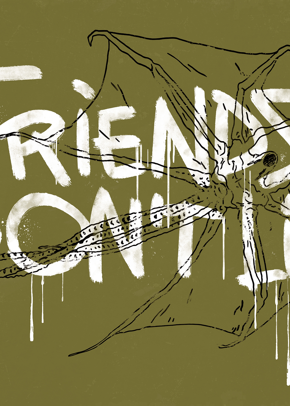 Friends Don't Lie Graffiti: постер из коллекции Stranger Things Series