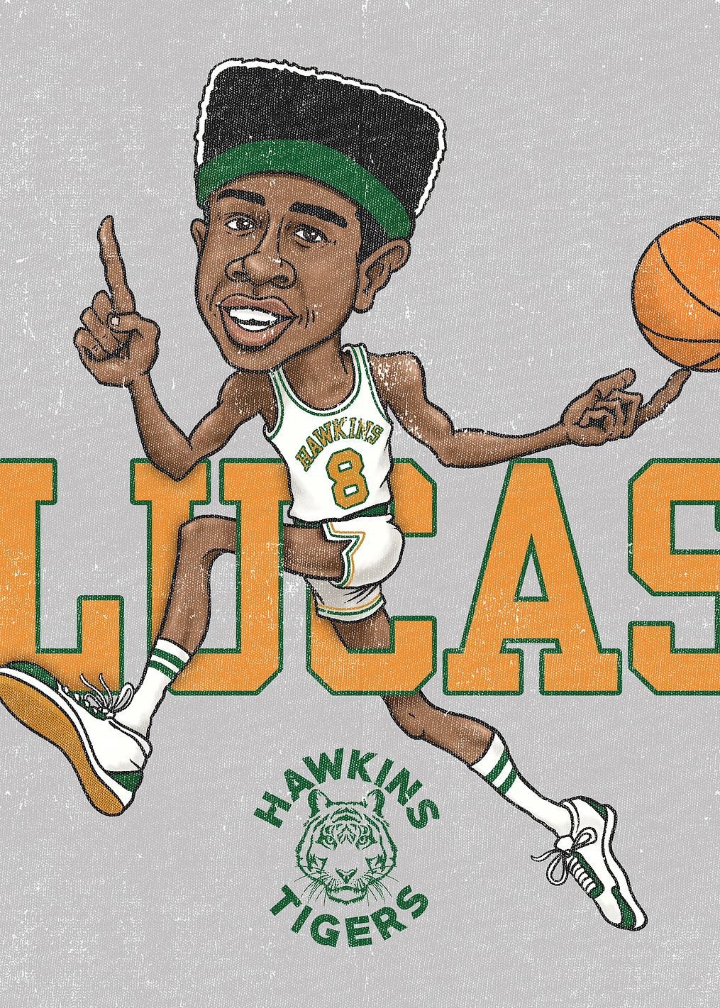 Lucas Basketball: постер из коллекции Stranger Things Series