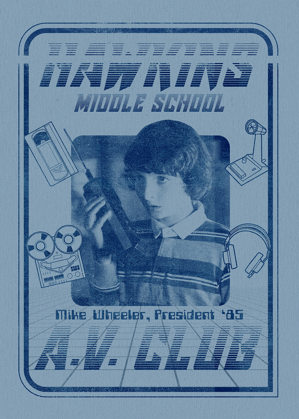 Hawkins A.V. Club: постер из коллекции Stranger Things Series