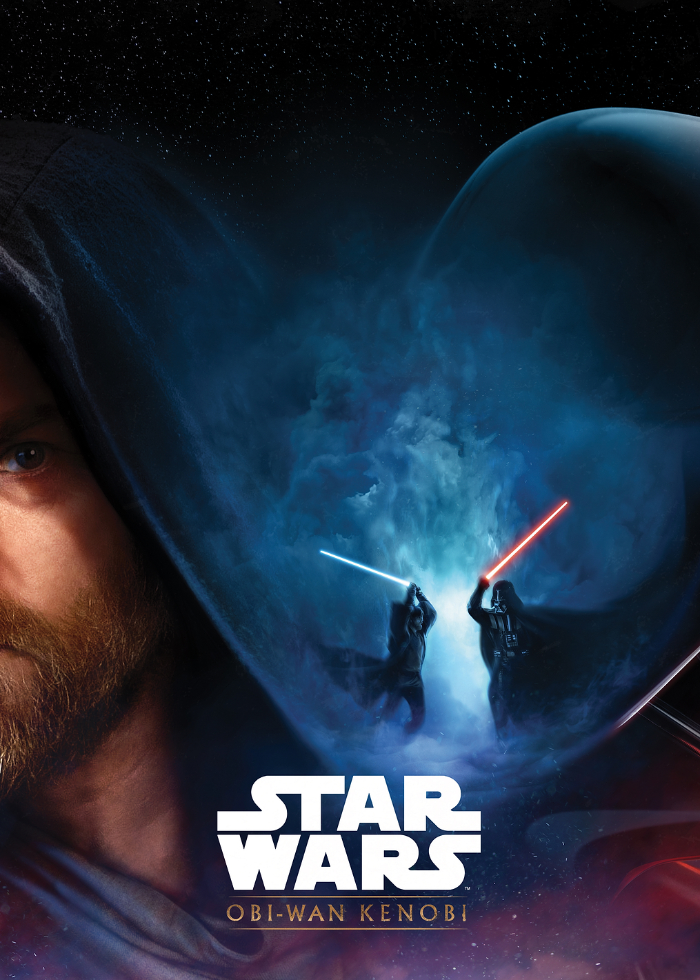 Obi-Wan Kenobi with logo: постер из коллекции Star Wars