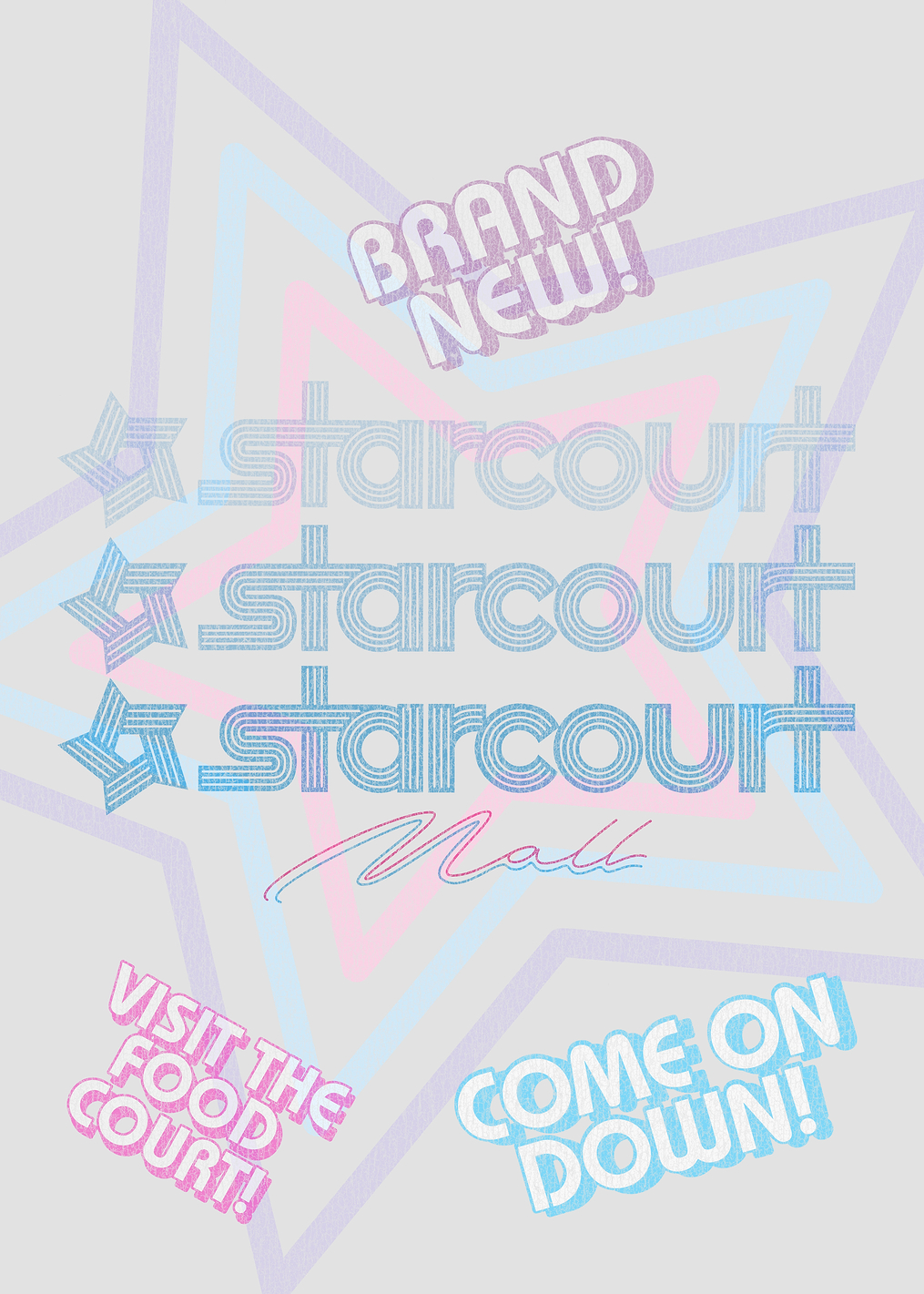 Starcourt Mall: постер из коллекции Stranger Things Series