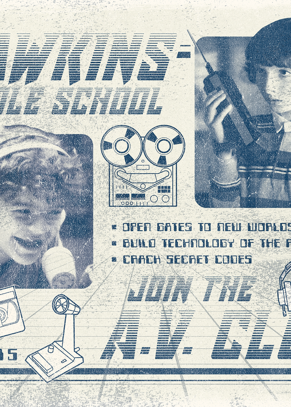 Join the A.V. Club: постер из коллекции Stranger Things Series
