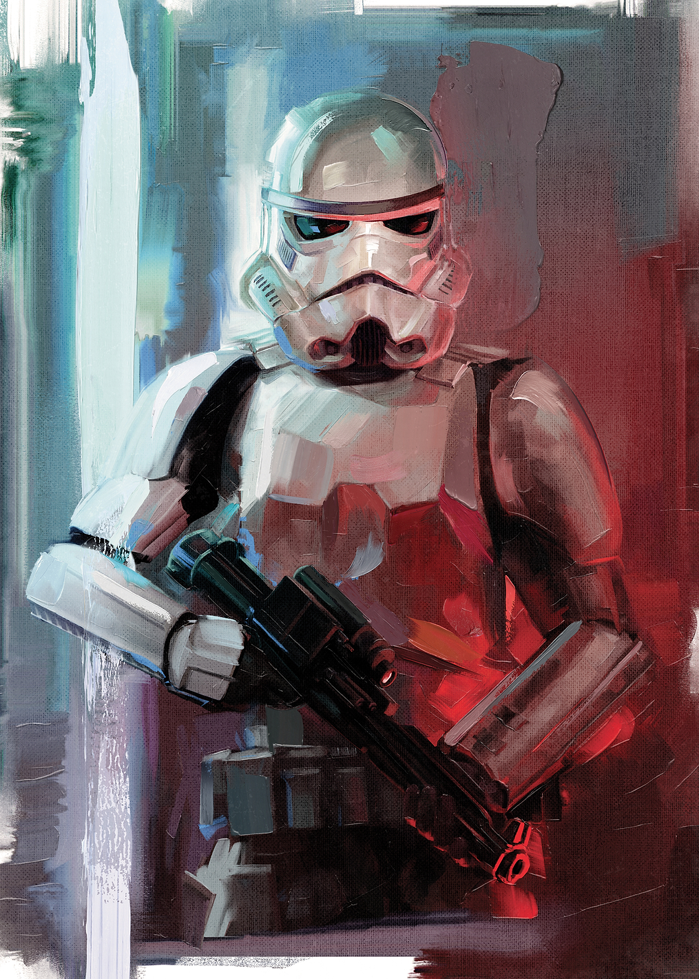 Stormtrooper watercolor: постер из коллекции Star Wars