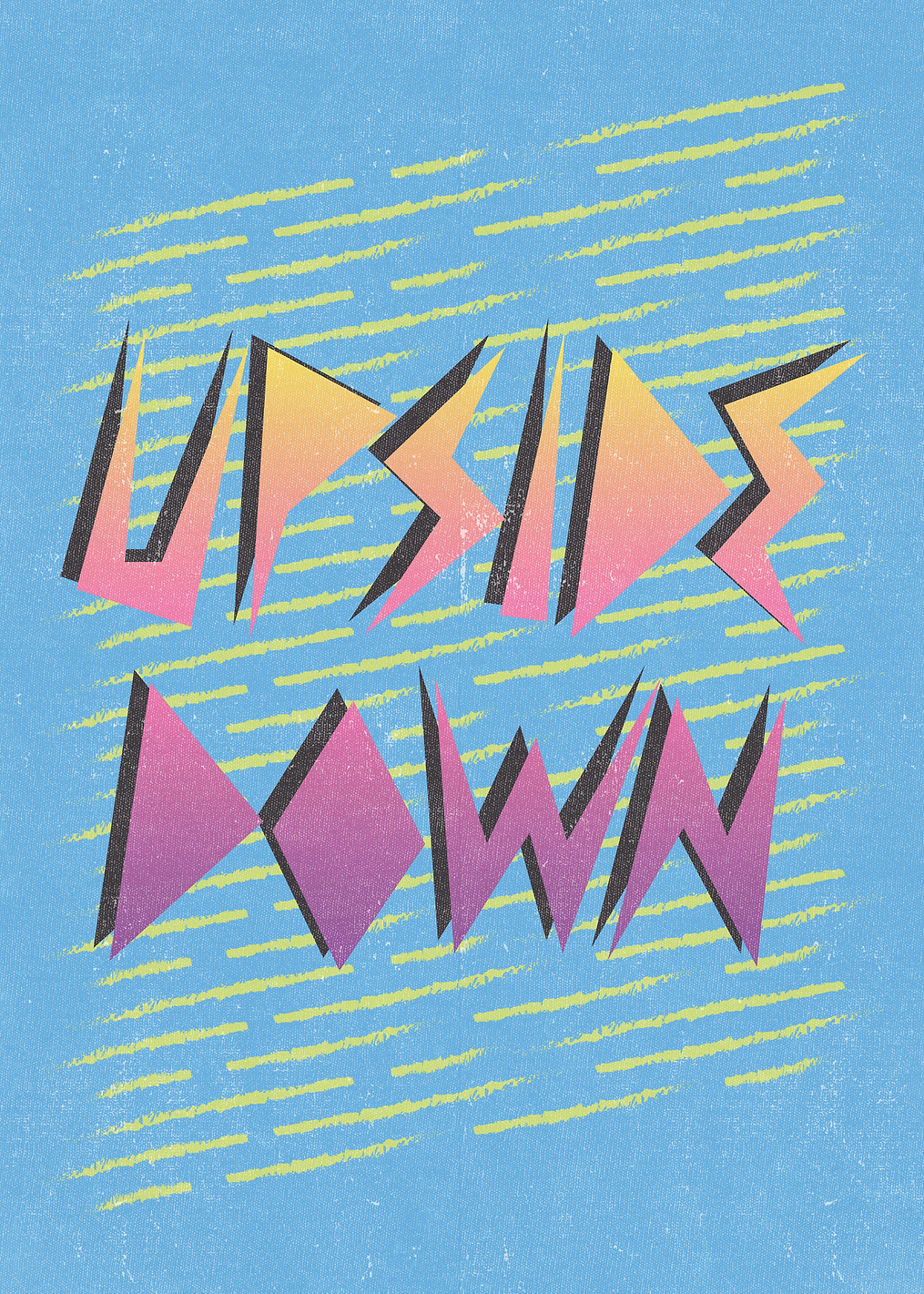 Upside Down: постер из коллекции Stranger Things Series