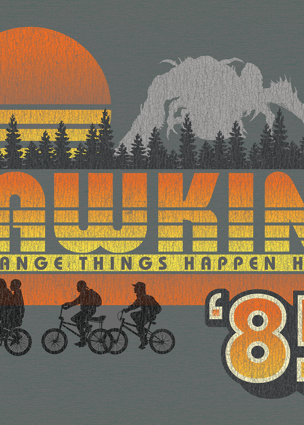 Hawkins '85: постер из коллекции Stranger Things Series