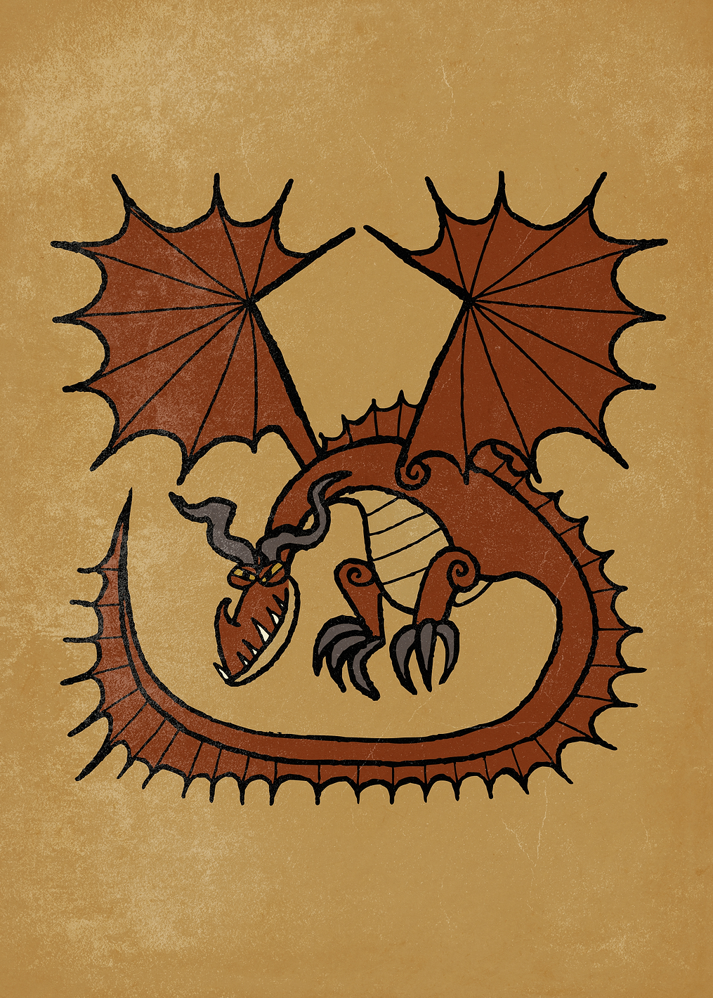 Monstrous Nightmare: постер из коллекции How To Train Your Dragon