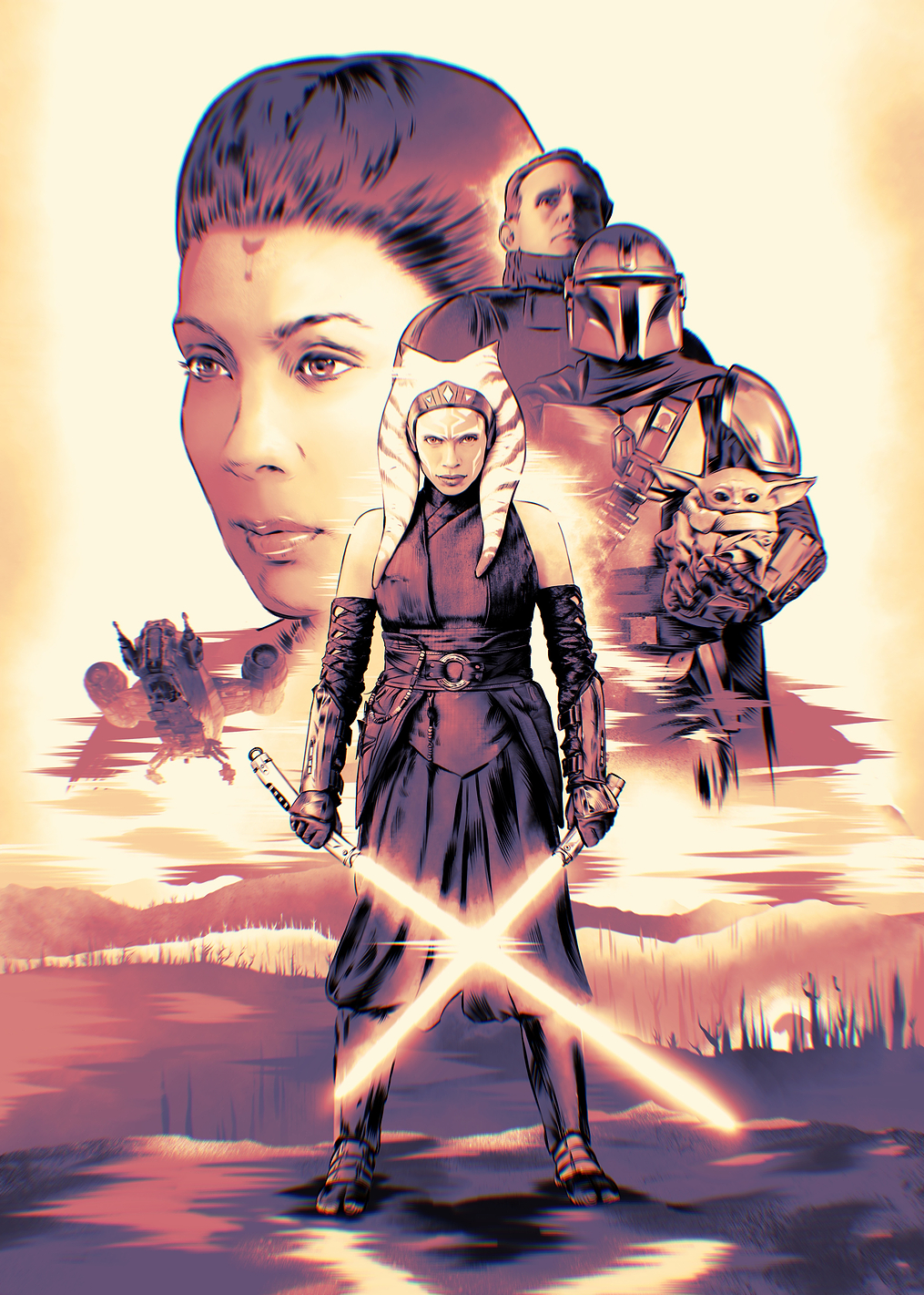 Ahsoka Tano: постер из коллекции Star Wars