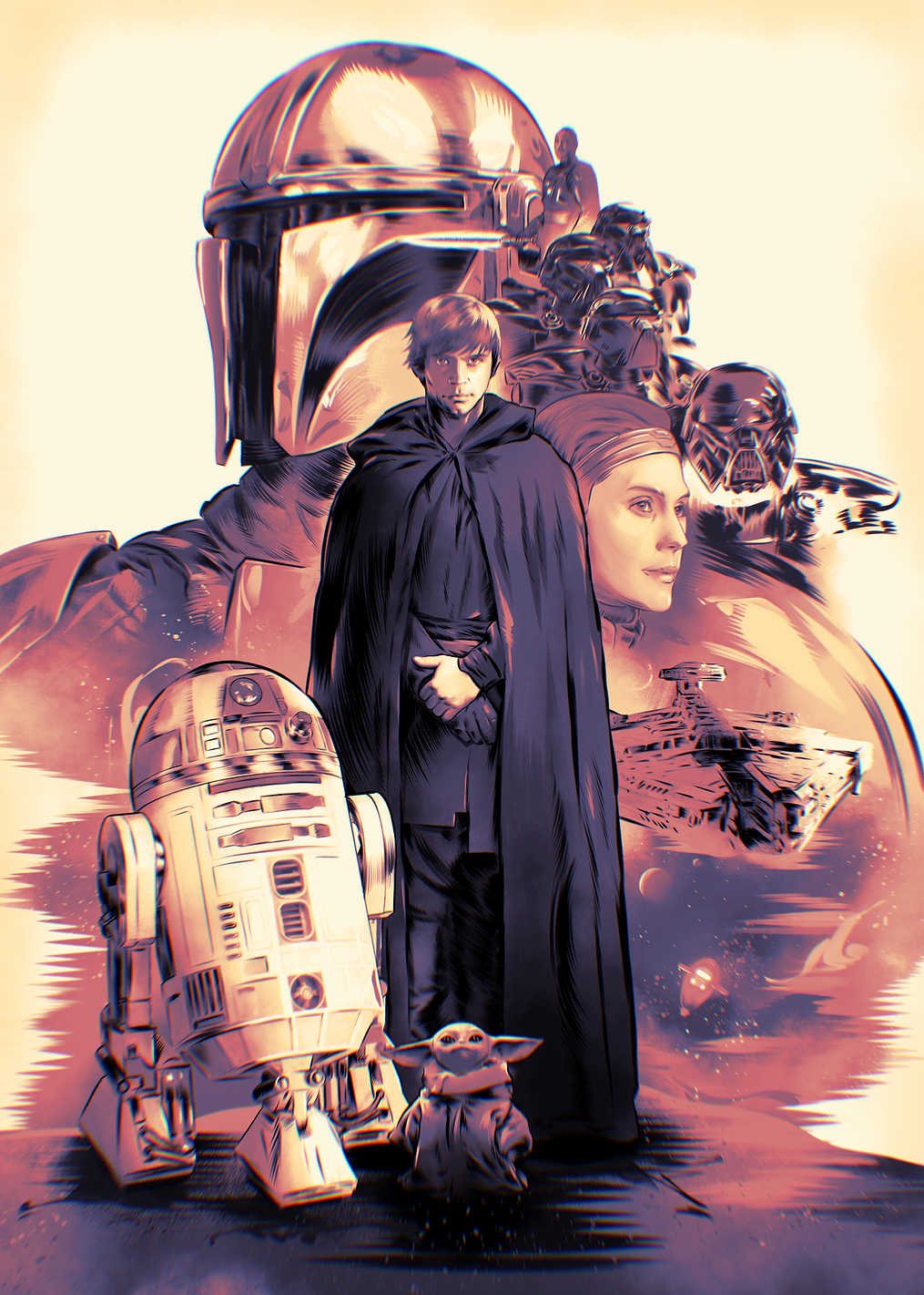 Luke Skywalker: постер из коллекции Star Wars