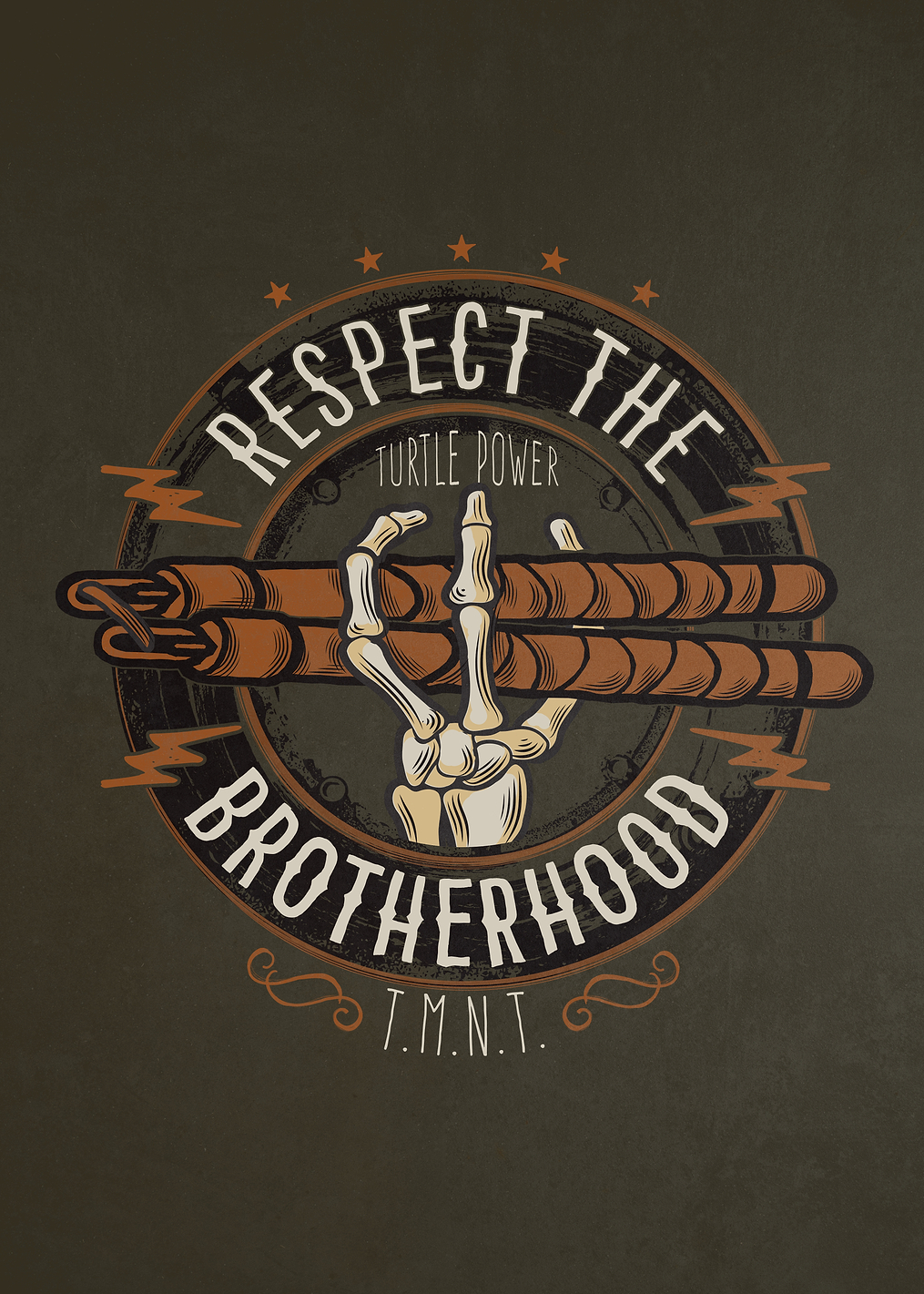Respect The Brotherhood: постер из коллекции TMNT