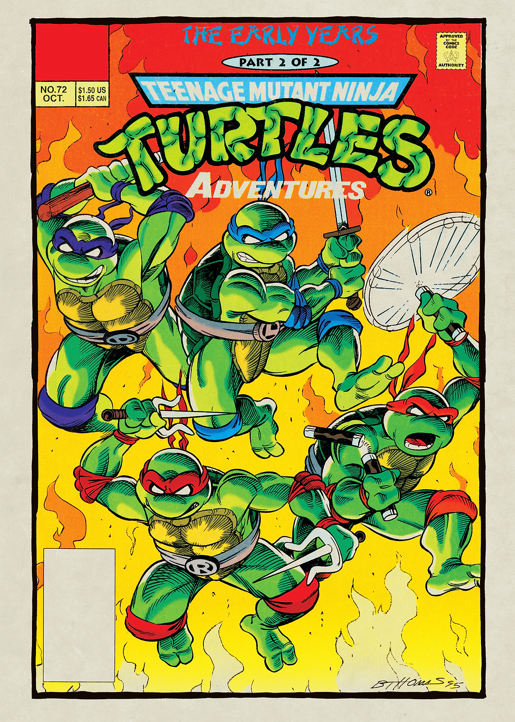 The Early Years Part 2: постер из коллекции TMNT