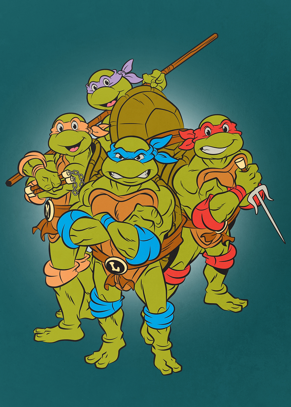 TMNT Combat Ready: постер из коллекции TMNT
