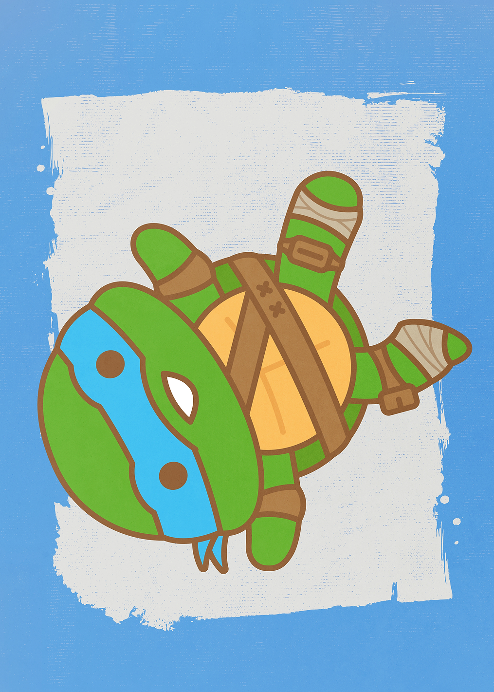 Kawaii Leonardo: постер из коллекции TMNT