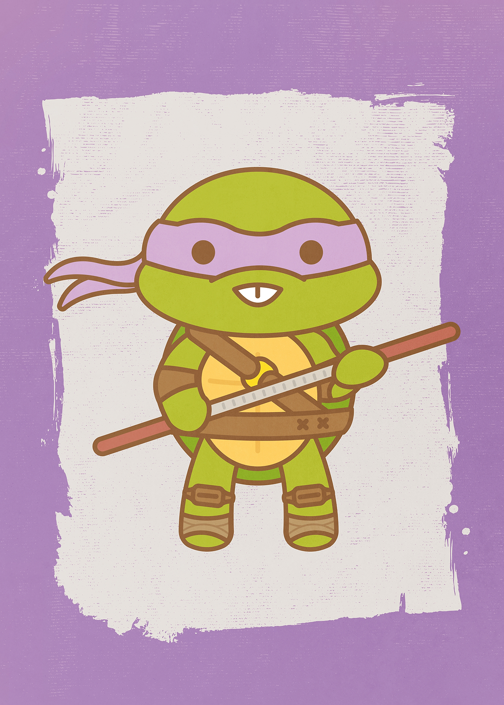 Kawaii Donnie: постер из коллекции TMNT
