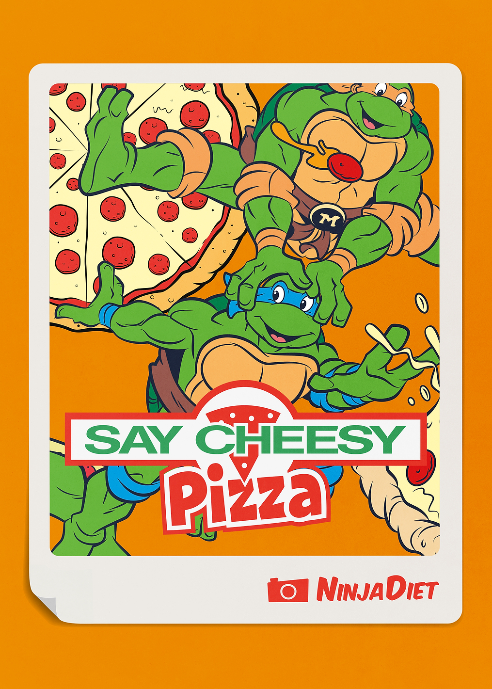 Say Cheesy - Michelangelo: постер из коллекции TMNT