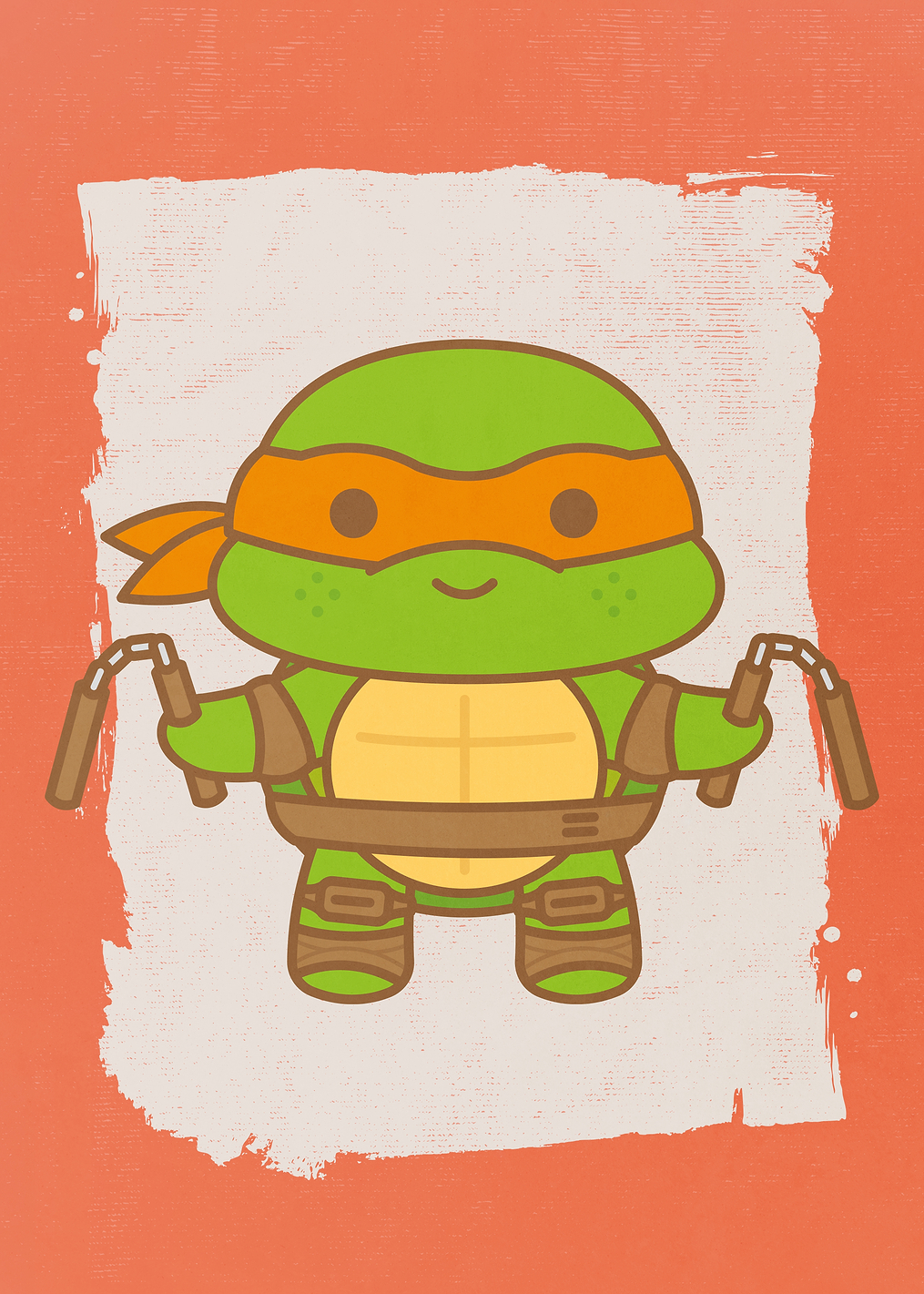 Kawaii Mikey: постер из коллекции TMNT