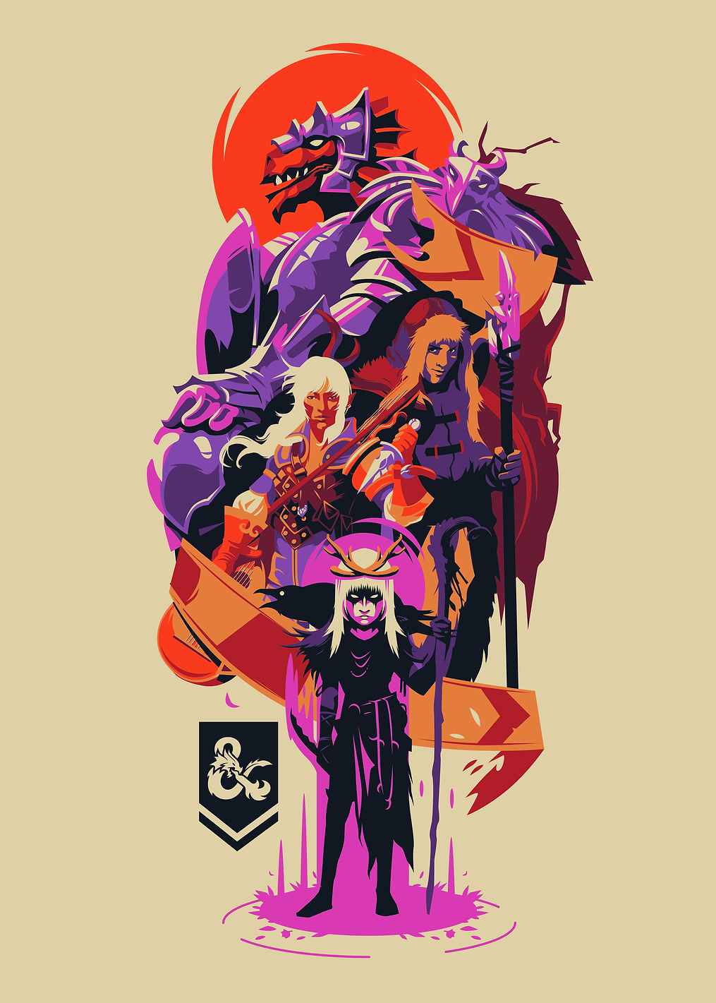 Adventuring Party: постер из коллекции Dungeons And Dragons