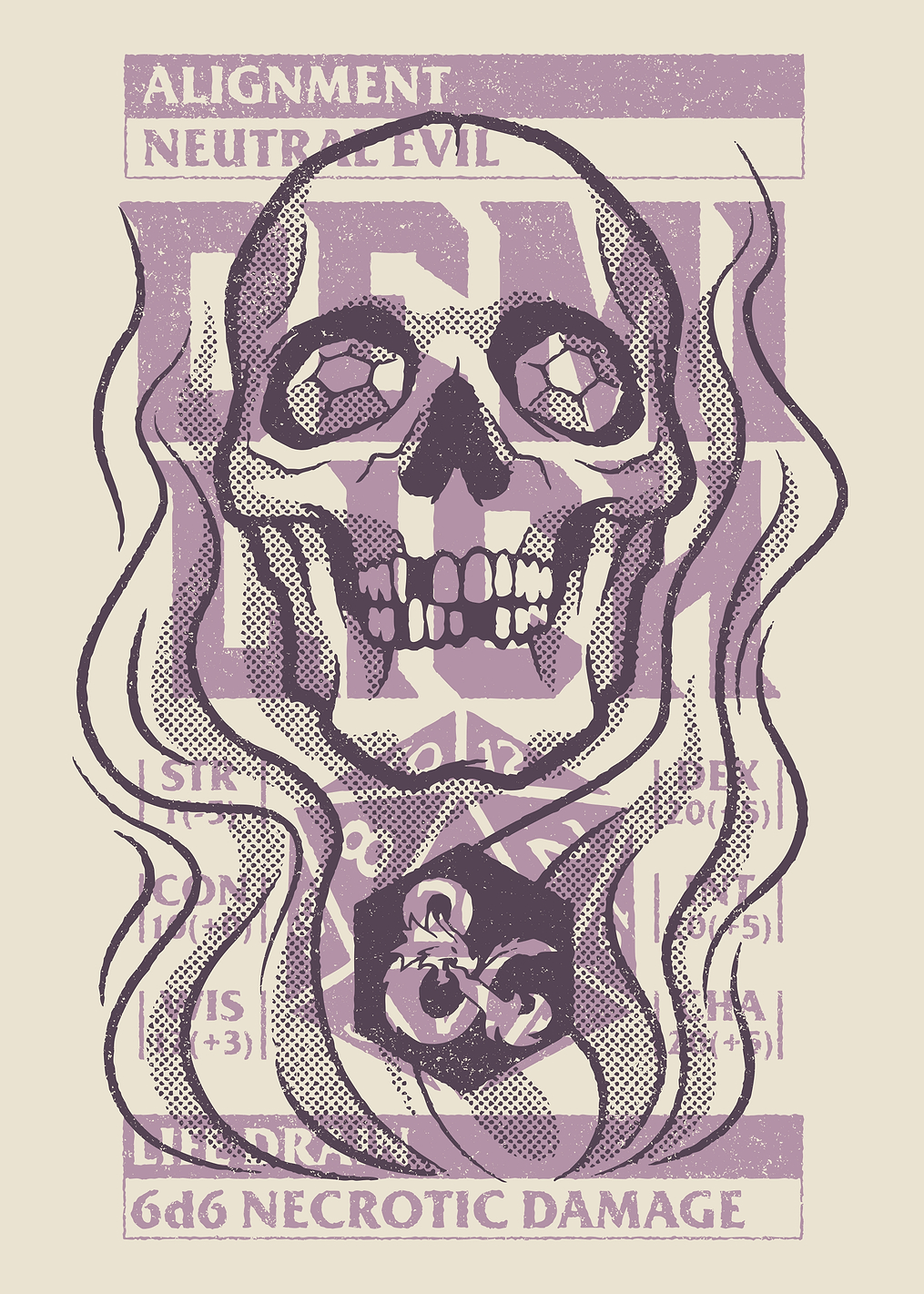 Necrotic Damage: постер из коллекции Dungeons And Dragons