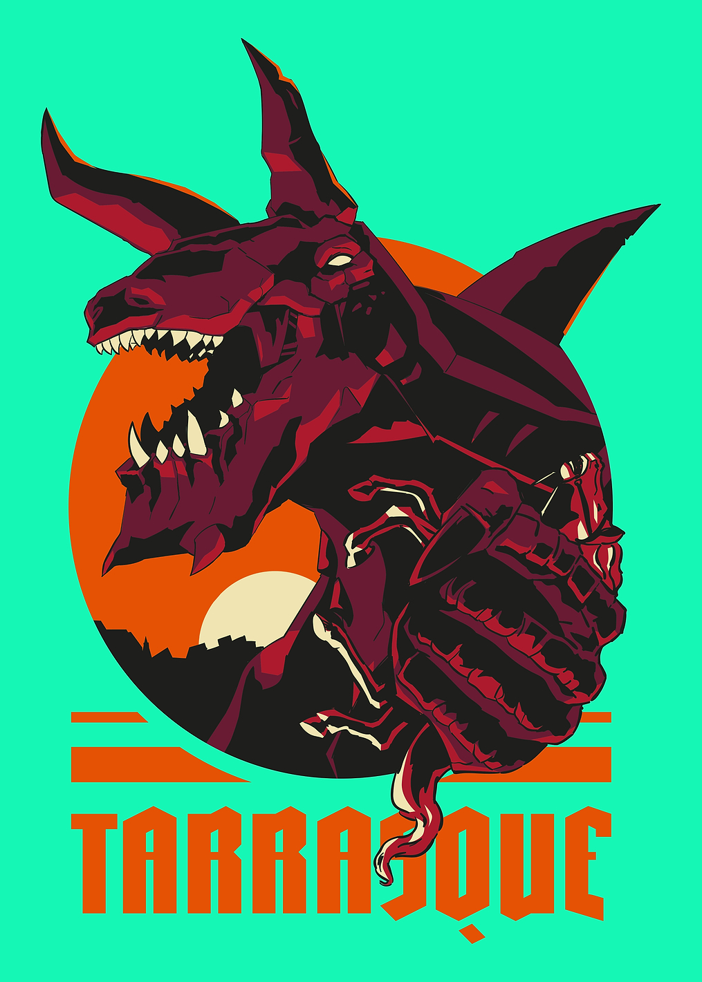 Tarrasque Green: постер из коллекции Dungeons And Dragons
