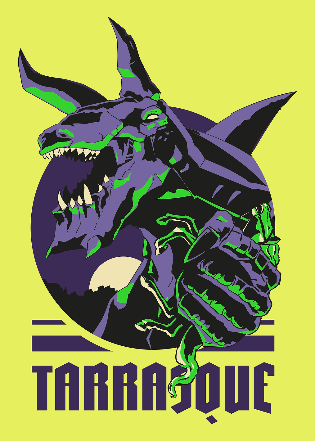 Tarrasque Yellow: постер из коллекции Dungeons And Dragons