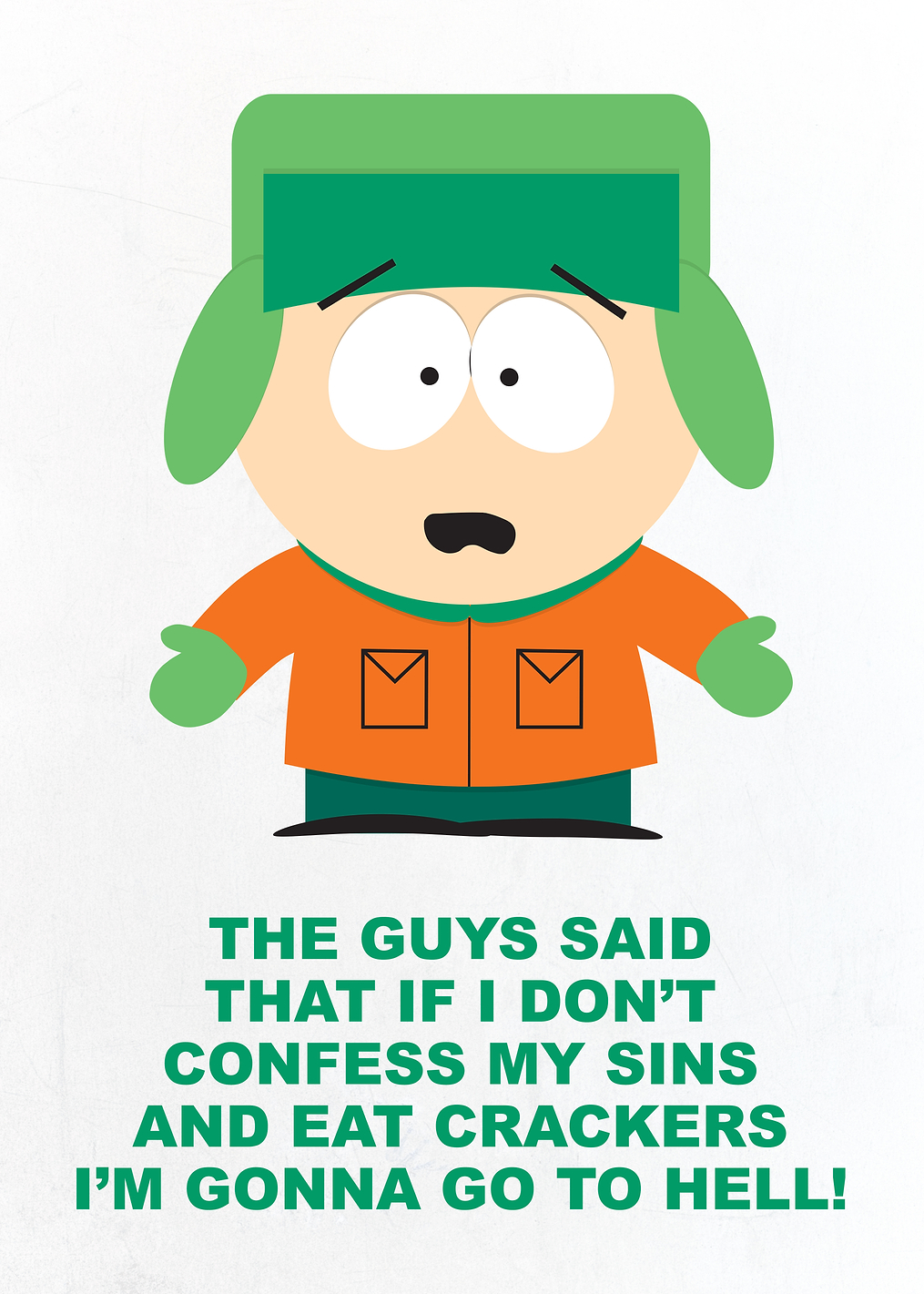 I`m Gonna Go To Hell: постер из коллекции South Park