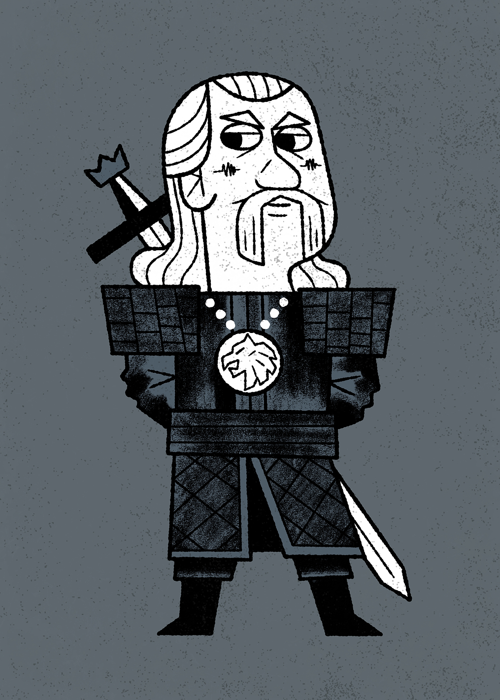 Vesemir: постер из коллекции The Witcher Series