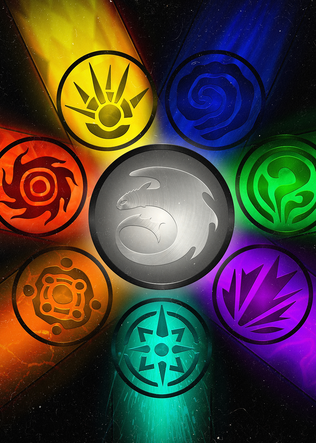 Dragon Class Symbols: постер из коллекции How To Train Your Dragon