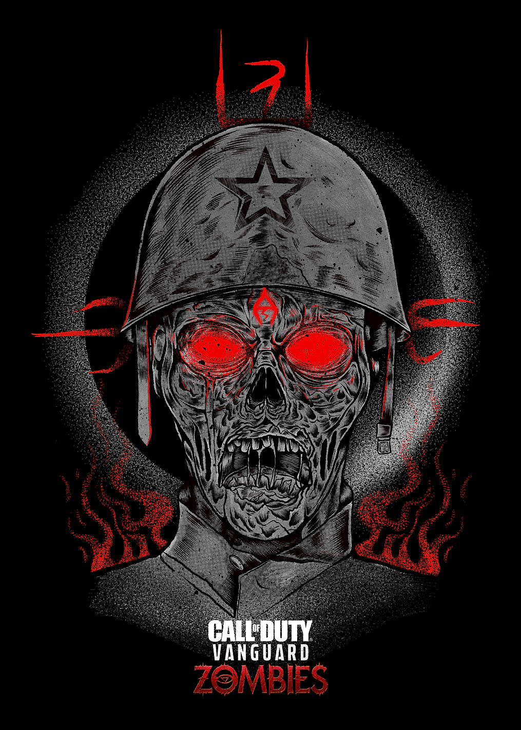 Vanguard Zombies 3: постер из коллекции Call of Duty