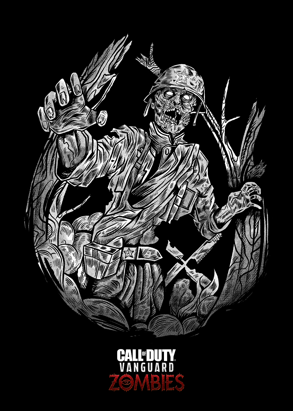 Vanguard Zombies 4: постер из коллекции Call of Duty