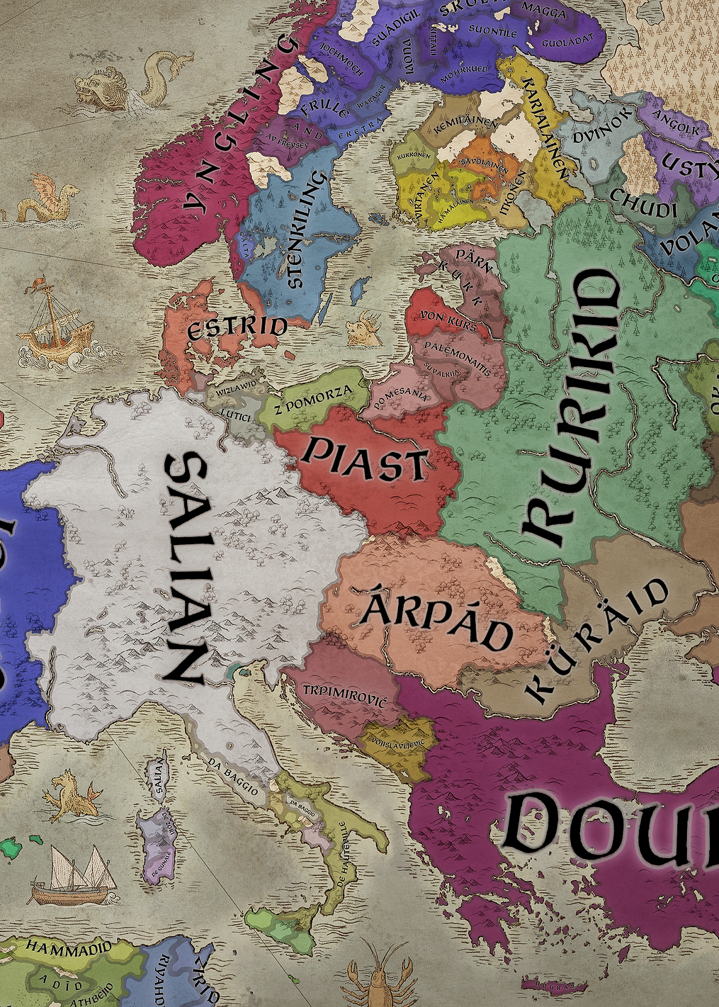 Europe 1066: постер из коллекции Crusader Kings III