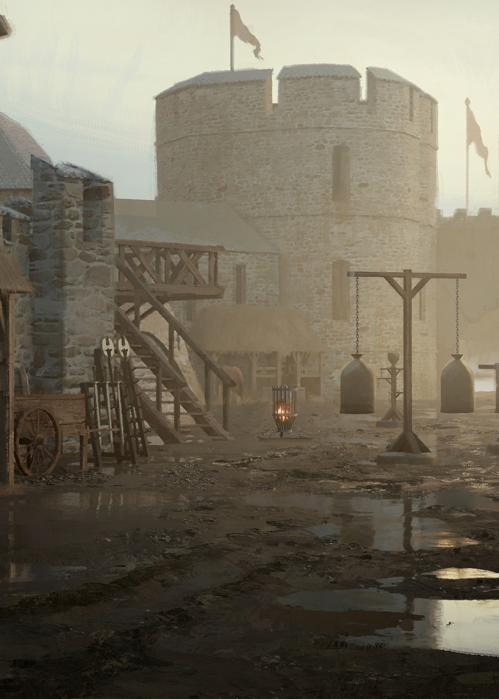 Courtyard: постер из коллекции Crusader Kings III