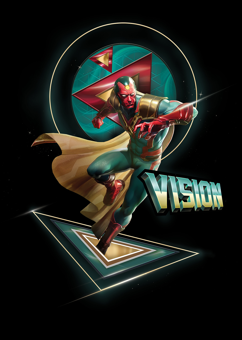 Vision: постер из коллекции Marvel
