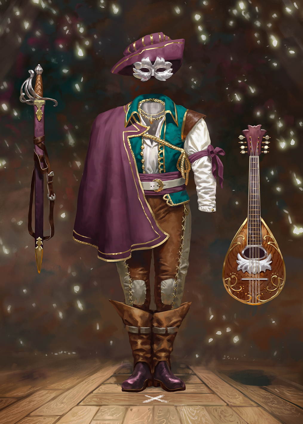 Bard Illustration: постер из коллекции Dungeons And Dragons
