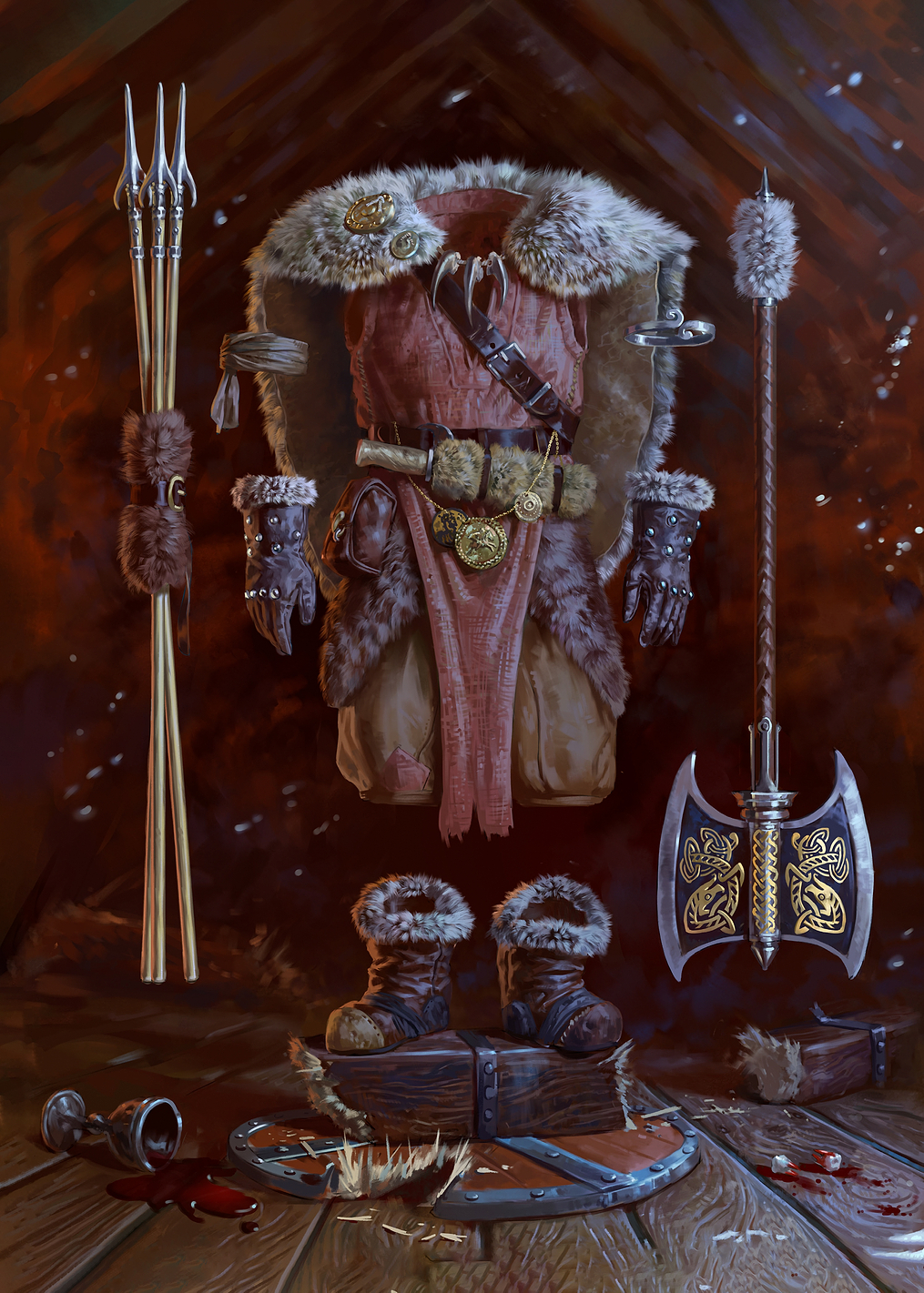 Barbarian Illustration: постер из коллекции Dungeons And Dragons