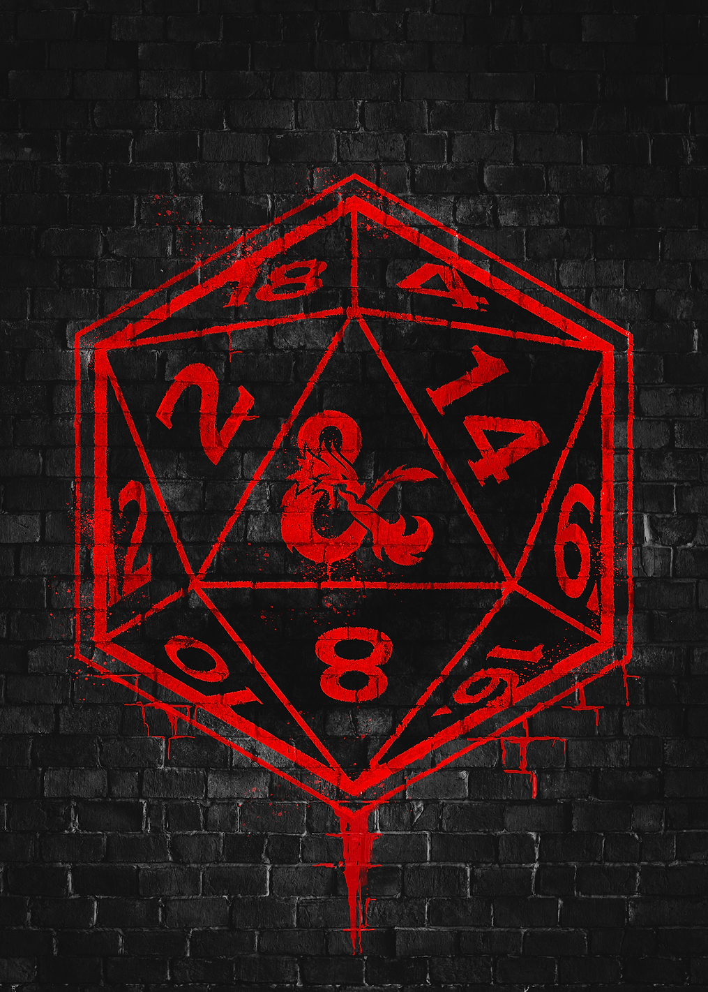D20 Graffiti: постер из коллекции Dungeons And Dragons