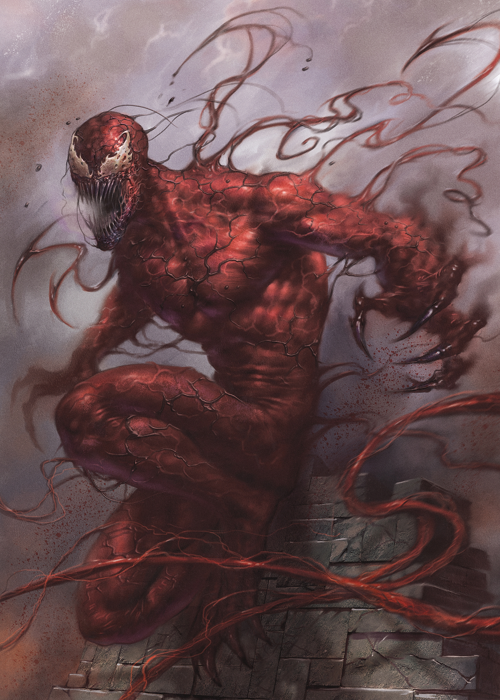 Carnage silhouette: постер из коллекции Marvel