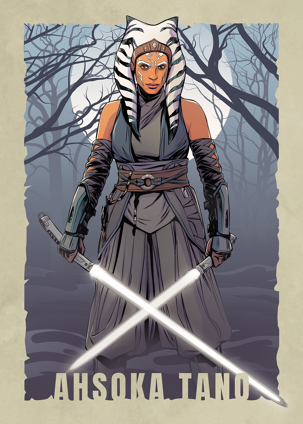 Ahsoka Tano: постер из коллекции Star Wars