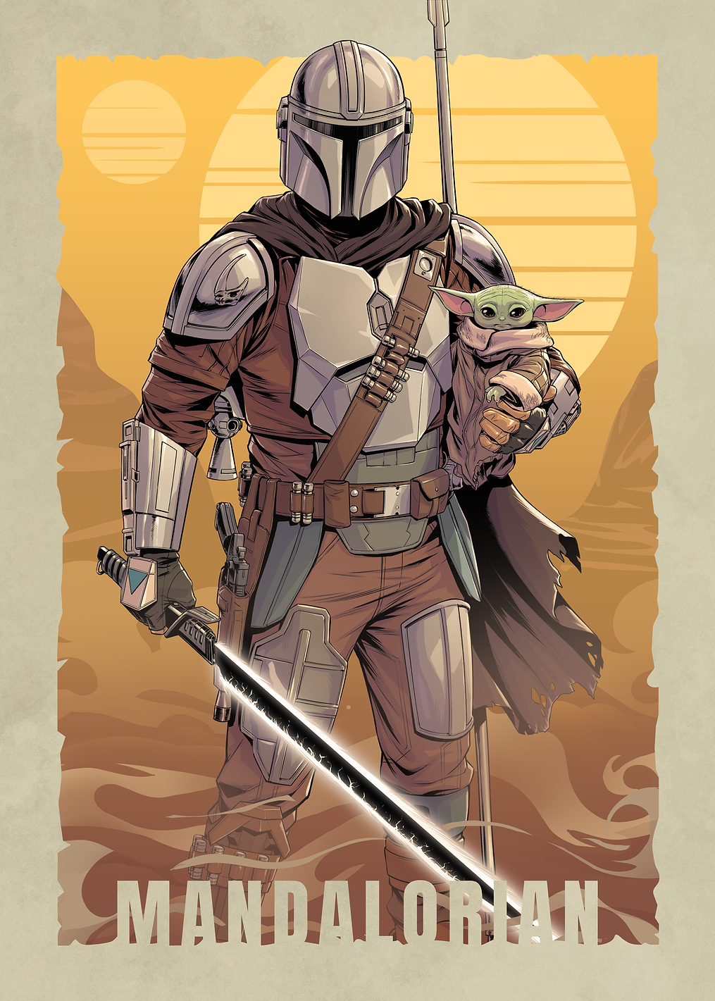 Mandalorian: постер из коллекции Star Wars