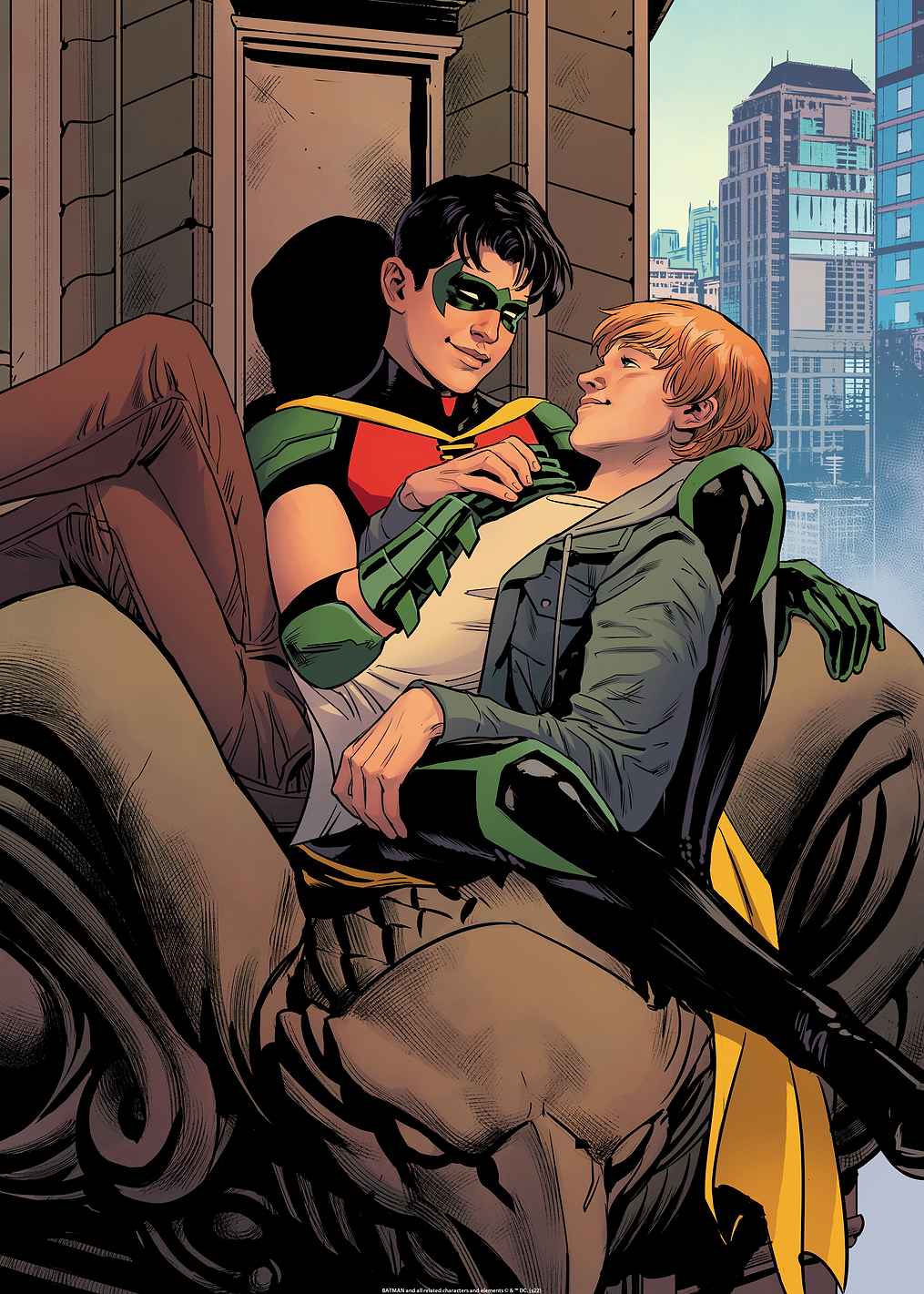 Robin with Bernard: постер из коллекции DC Comics