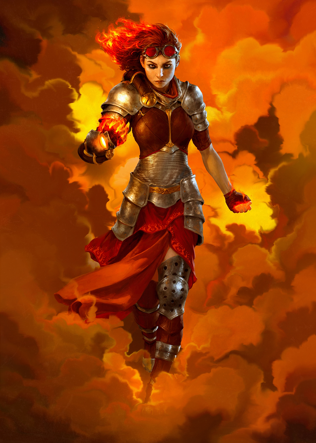 Chandra Flamecaller: постер из коллекции Magic: The Gathering