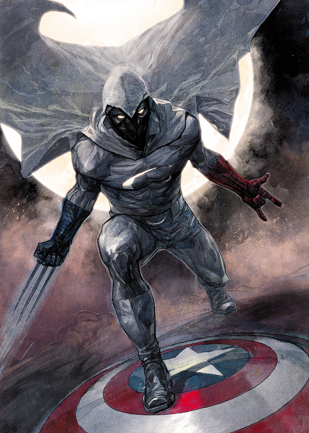 Captain's shield: постер из коллекции Marvel