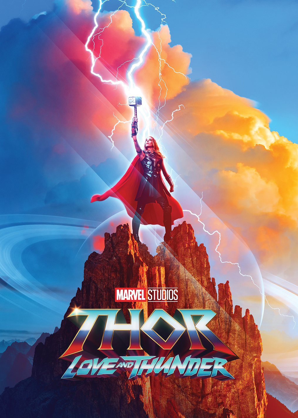 Thor Love and Thunder logo: постер из коллекции Marvel