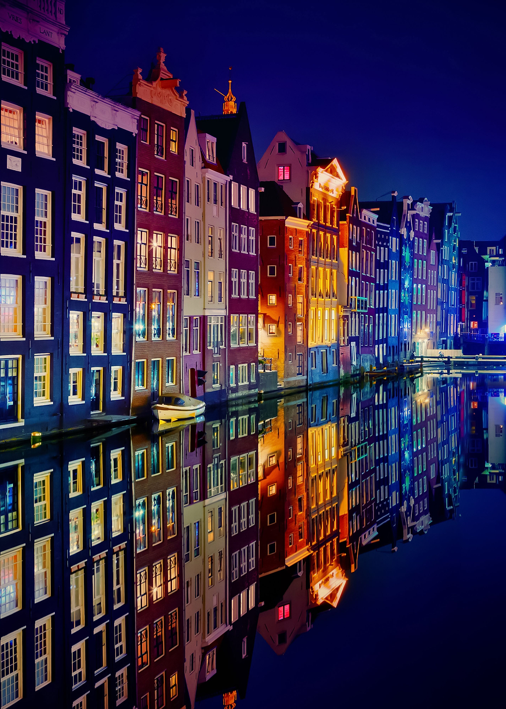 Amsterdam Night: постер из коллекции World Class Photos