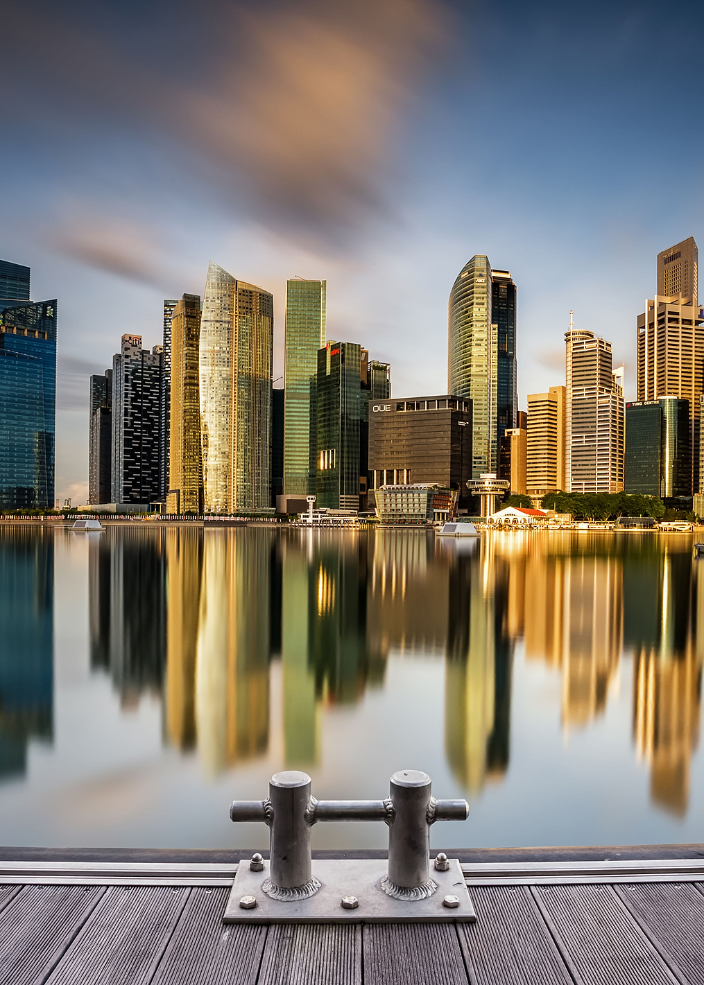 Singapore Golden Morning: постер из коллекции World Class Photos