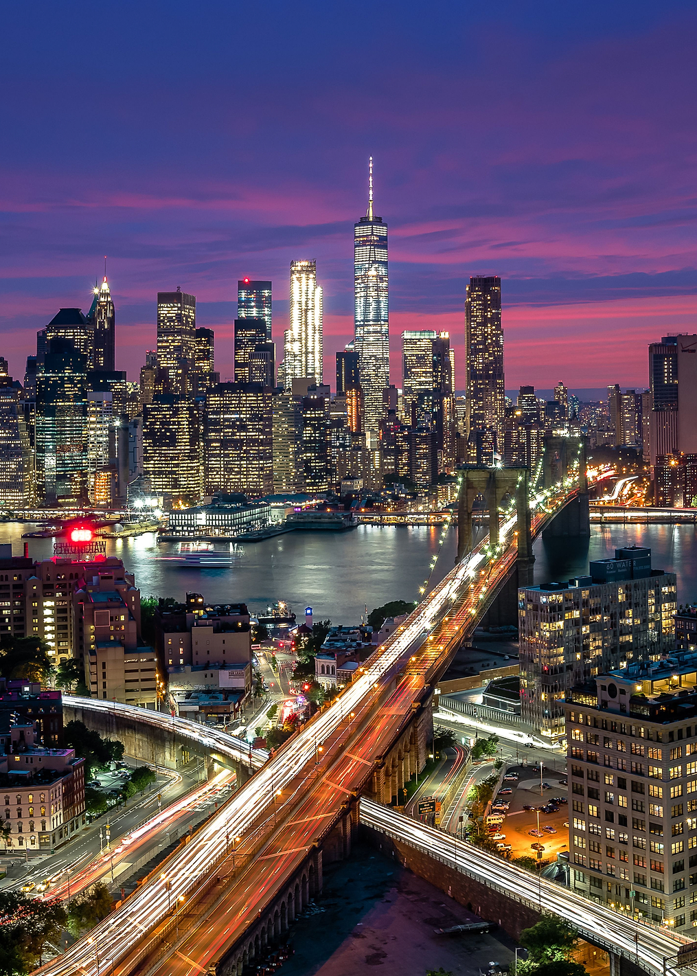 Manhattan skyline: постер из коллекции World Class Photos