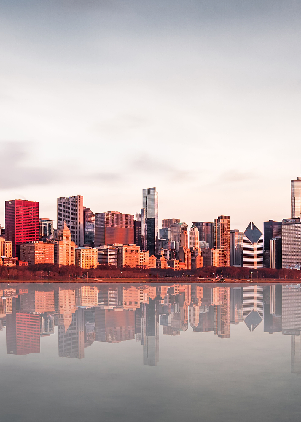 Sunrise at Chicago: постер из коллекции World Class Photos